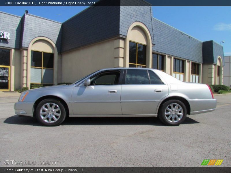 Light Platinum / Light Linen/Cocoa 2008 Cadillac DTS
