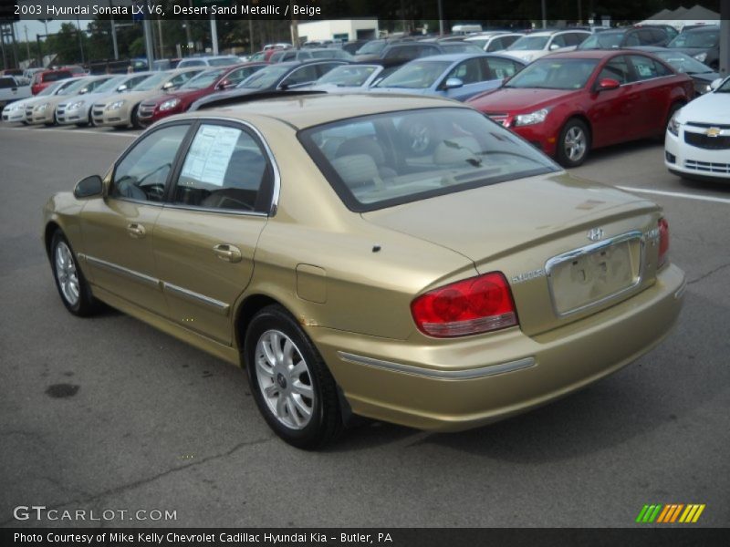 Desert Sand Metallic / Beige 2003 Hyundai Sonata LX V6