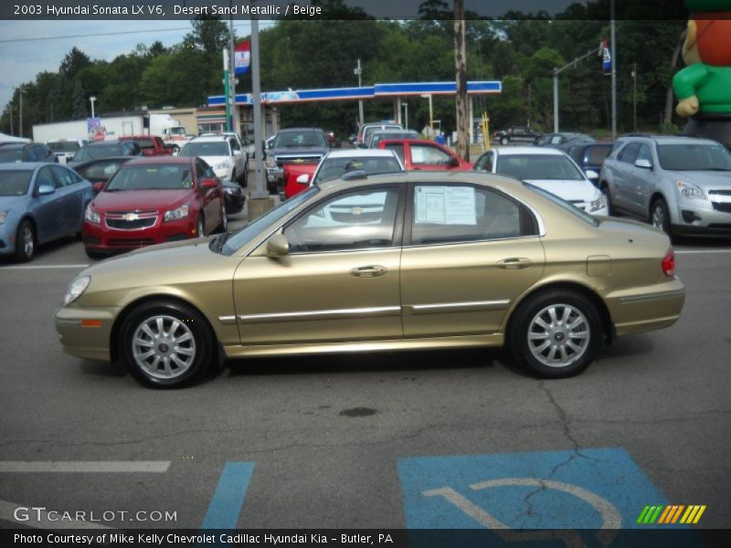 Desert Sand Metallic / Beige 2003 Hyundai Sonata LX V6