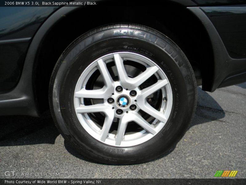 Black Sapphire Metallic / Black 2006 BMW X5 3.0i