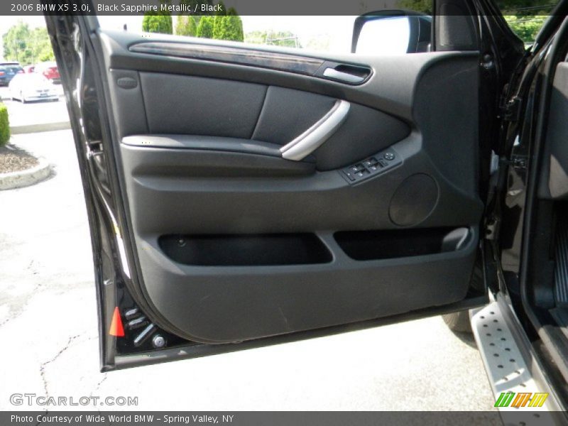 Black Sapphire Metallic / Black 2006 BMW X5 3.0i