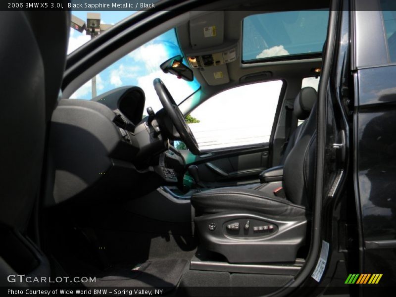 Black Sapphire Metallic / Black 2006 BMW X5 3.0i