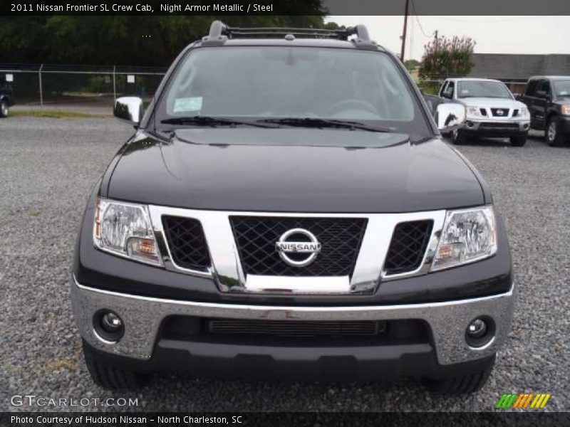Night Armor Metallic / Steel 2011 Nissan Frontier SL Crew Cab
