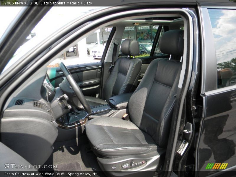 Black Sapphire Metallic / Black 2006 BMW X5 3.0i