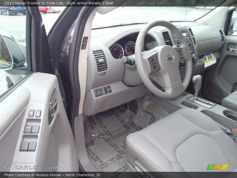 Night Armor Metallic / Steel 2011 Nissan Frontier SL Crew Cab