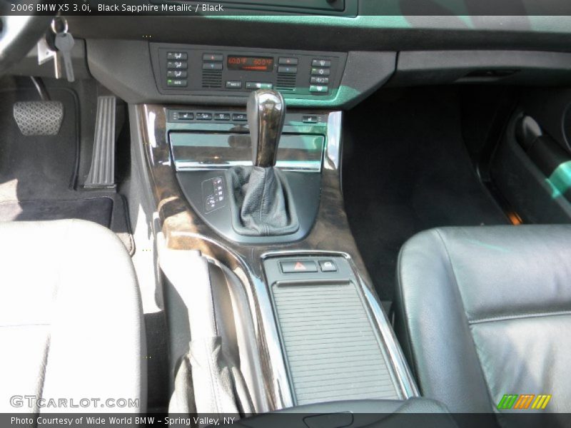 Black Sapphire Metallic / Black 2006 BMW X5 3.0i