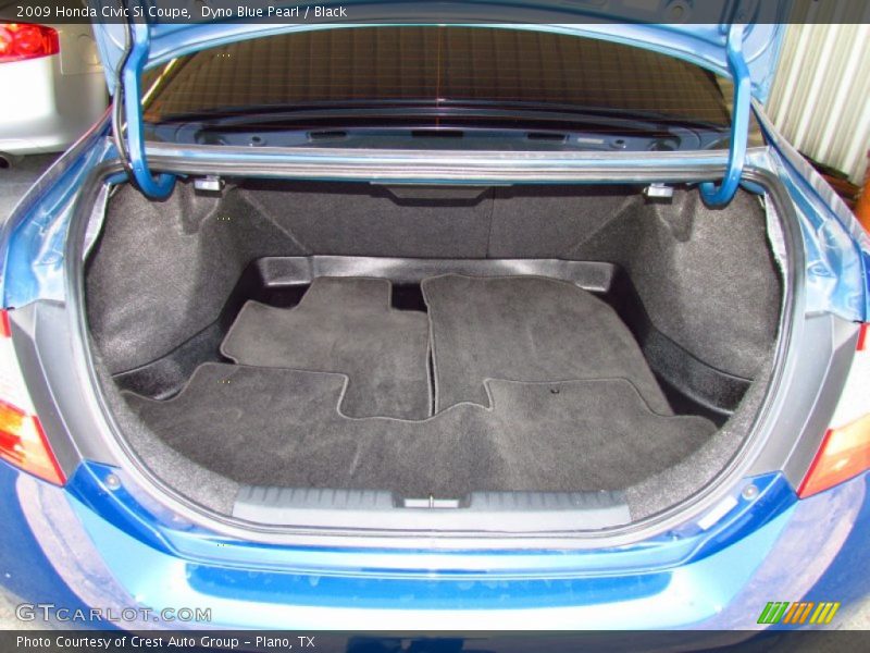 Dyno Blue Pearl / Black 2009 Honda Civic Si Coupe