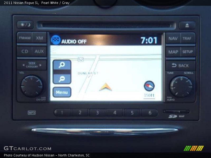Pearl White / Gray 2011 Nissan Rogue SL