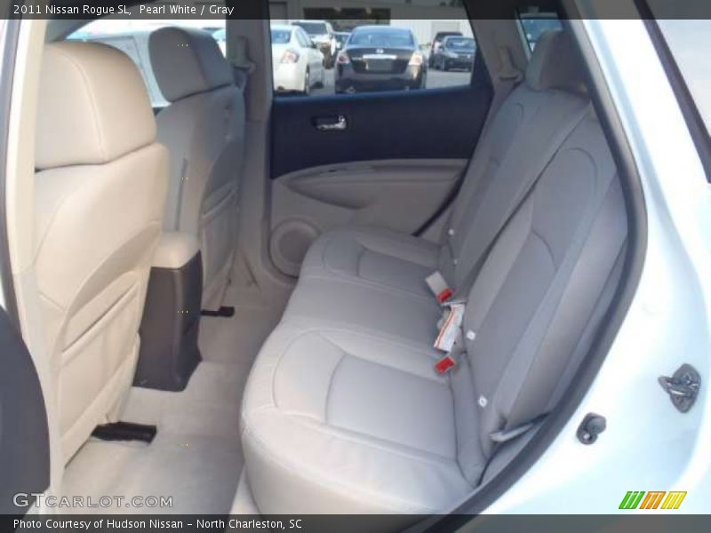 Pearl White / Gray 2011 Nissan Rogue SL