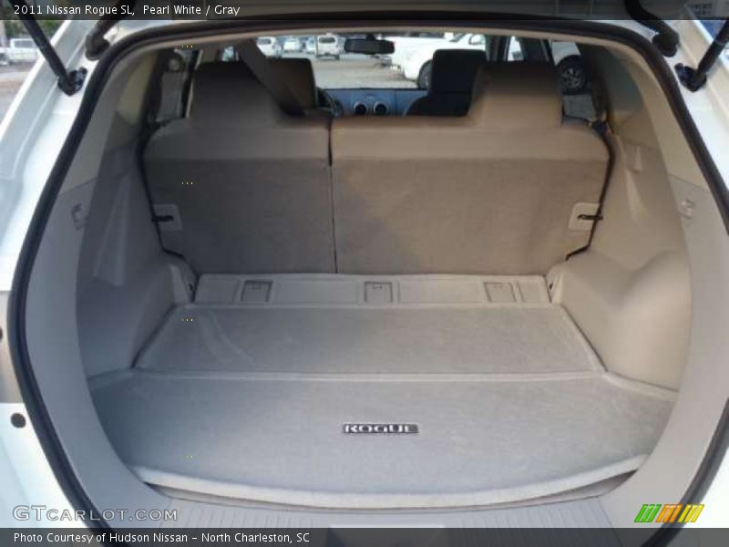 Pearl White / Gray 2011 Nissan Rogue SL