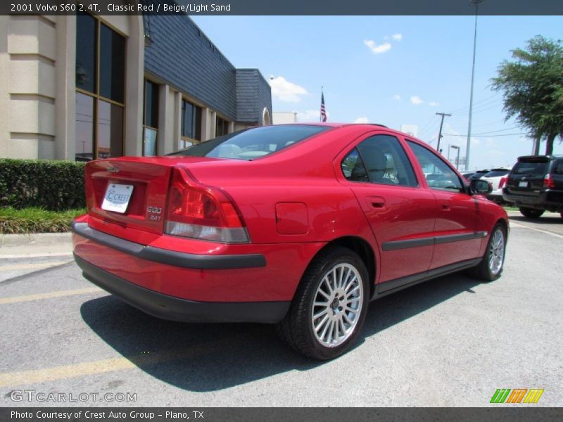 Classic Red / Beige/Light Sand 2001 Volvo S60 2.4T