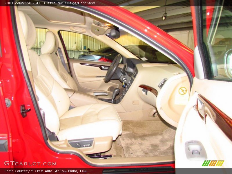 Classic Red / Beige/Light Sand 2001 Volvo S60 2.4T