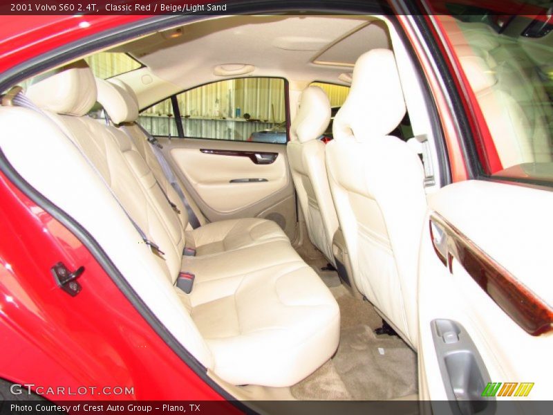 Classic Red / Beige/Light Sand 2001 Volvo S60 2.4T