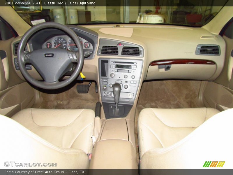 Classic Red / Beige/Light Sand 2001 Volvo S60 2.4T