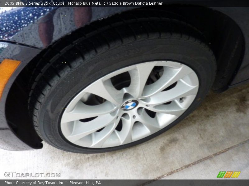 Monaco Blue Metallic / Saddle Brown Dakota Leather 2009 BMW 3 Series 335xi Coupe