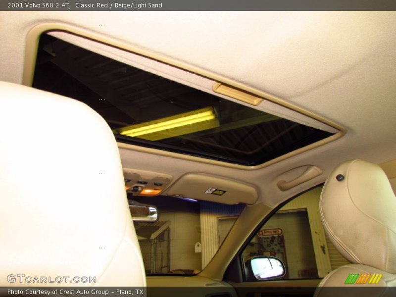 Classic Red / Beige/Light Sand 2001 Volvo S60 2.4T