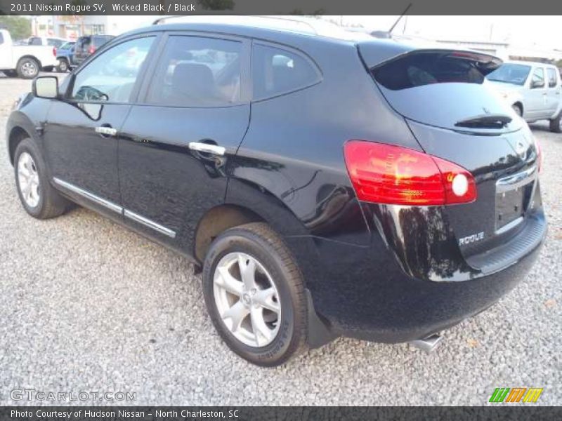 Wicked Black / Black 2011 Nissan Rogue SV