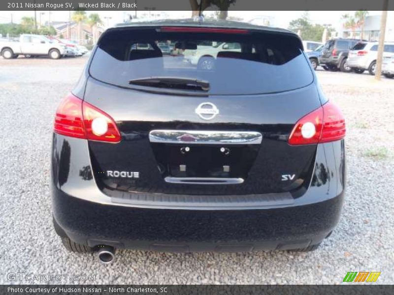 Wicked Black / Black 2011 Nissan Rogue SV