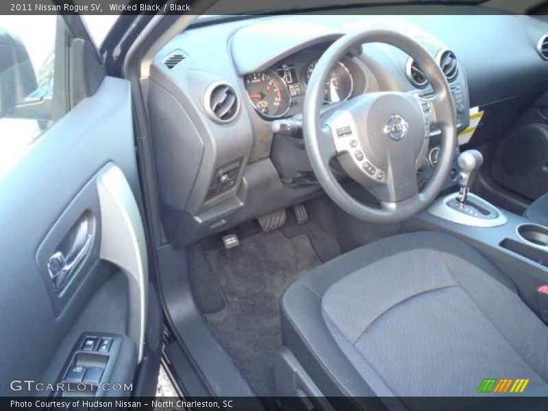 Wicked Black / Black 2011 Nissan Rogue SV