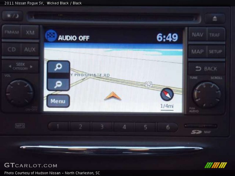 Wicked Black / Black 2011 Nissan Rogue SV