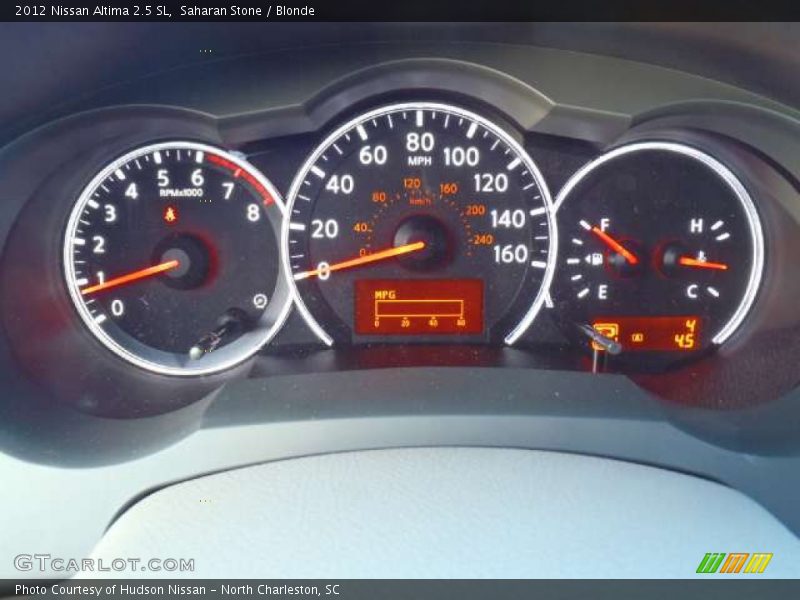  2012 Altima 2.5 SL 2.5 SL Gauges
