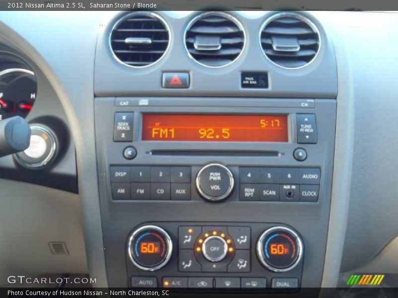 Controls of 2012 Altima 2.5 SL