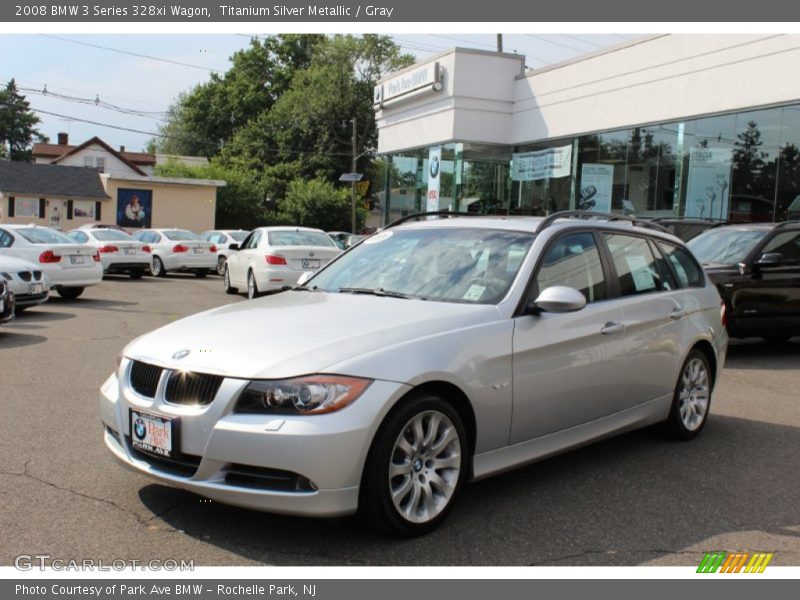 Titanium Silver Metallic / Gray 2008 BMW 3 Series 328xi Wagon