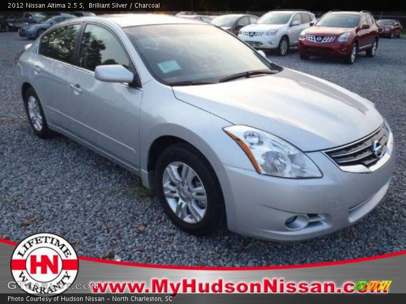 Brilliant Silver / Charcoal 2012 Nissan Altima 2.5 S
