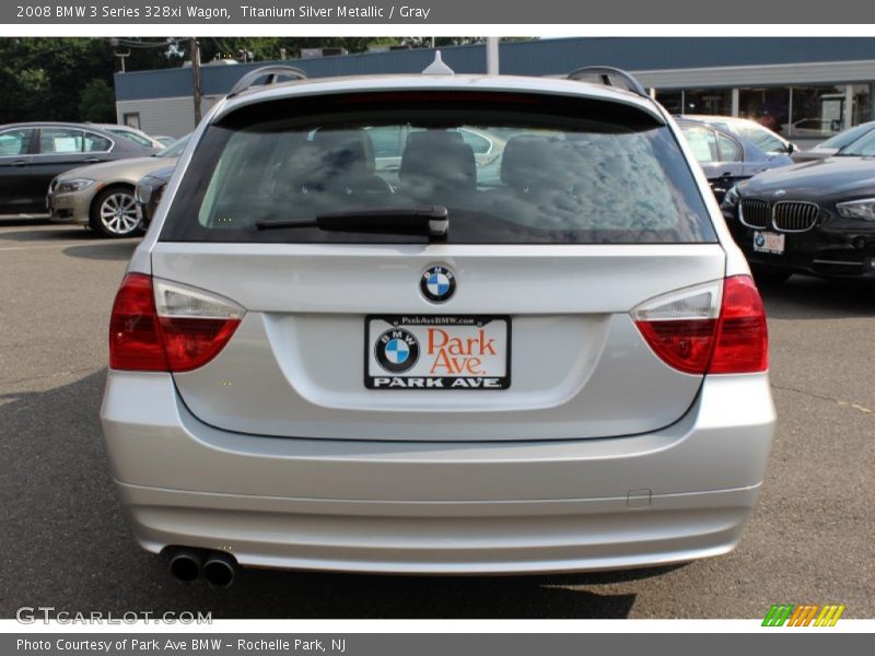 Titanium Silver Metallic / Gray 2008 BMW 3 Series 328xi Wagon