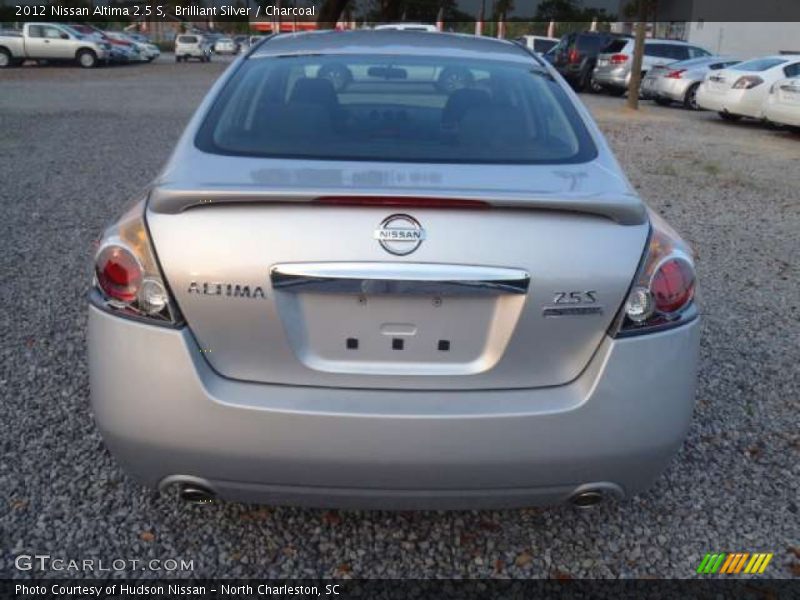 Brilliant Silver / Charcoal 2012 Nissan Altima 2.5 S