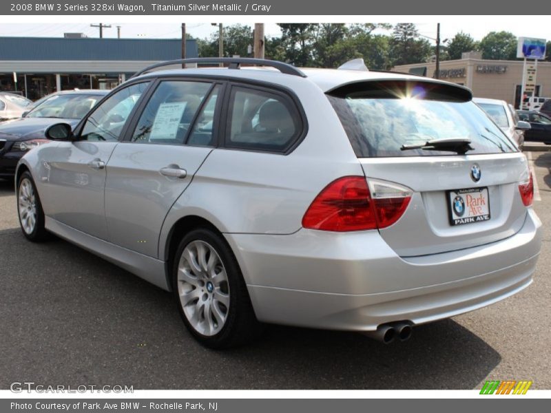 Titanium Silver Metallic / Gray 2008 BMW 3 Series 328xi Wagon