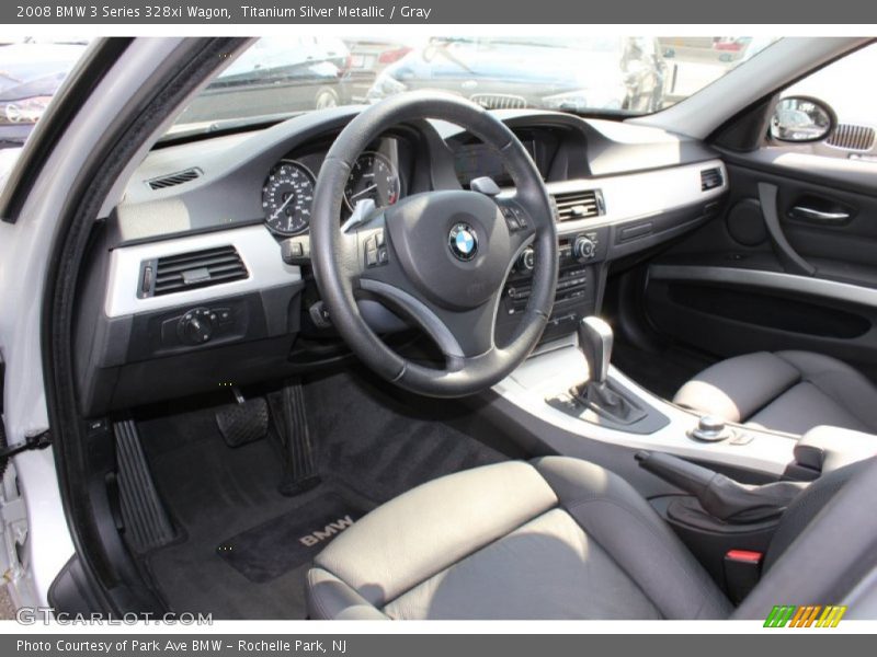 Gray Interior - 2008 3 Series 328xi Wagon 