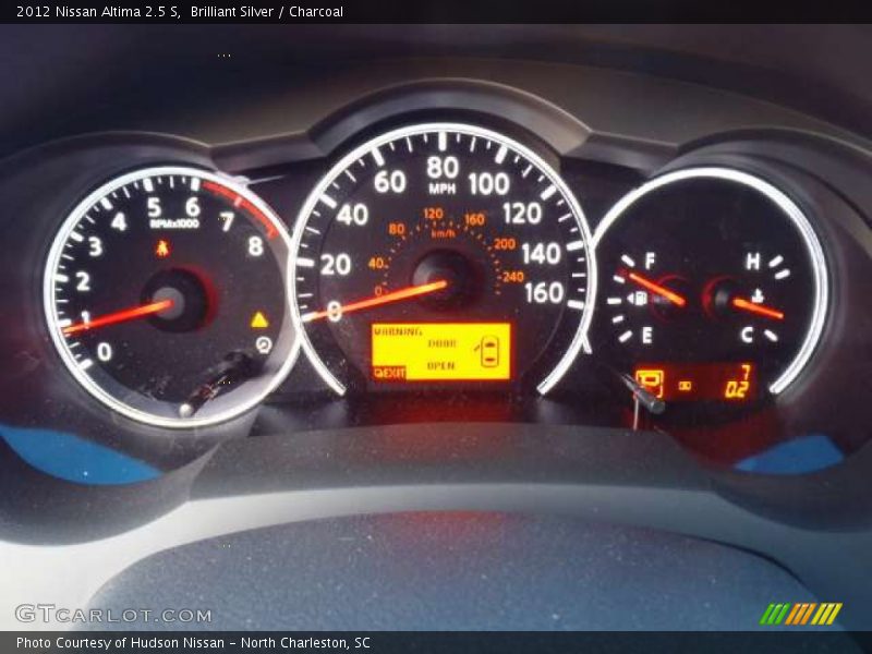 Brilliant Silver / Charcoal 2012 Nissan Altima 2.5 S