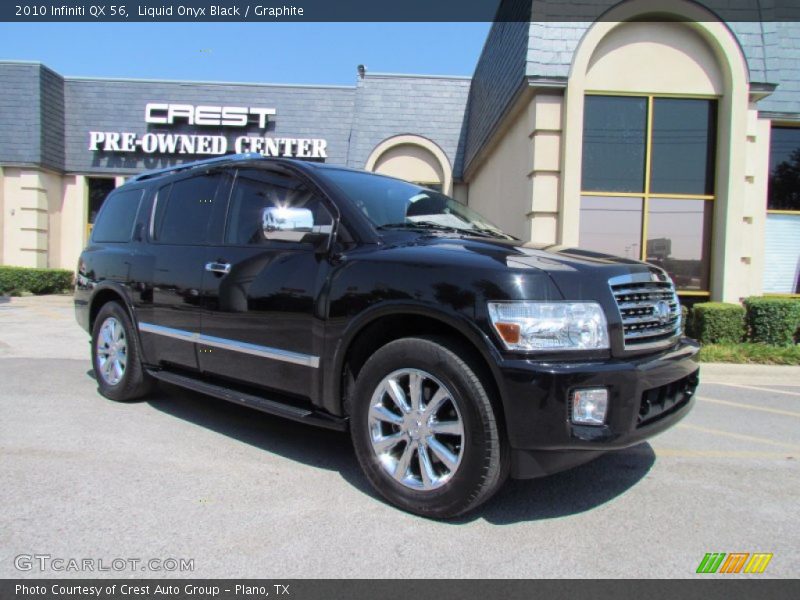 Liquid Onyx Black / Graphite 2010 Infiniti QX 56