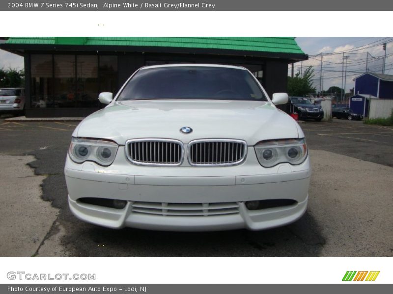Alpine White / Basalt Grey/Flannel Grey 2004 BMW 7 Series 745i Sedan