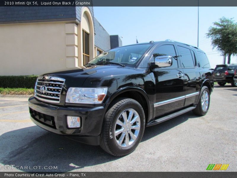 Front 3/4 View of 2010 QX 56