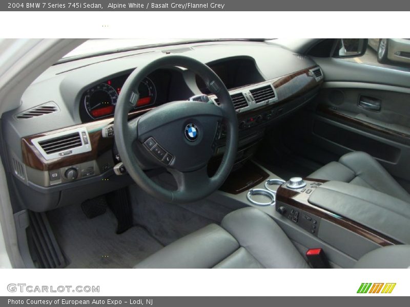  2004 7 Series 745i Sedan Basalt Grey/Flannel Grey Interior
