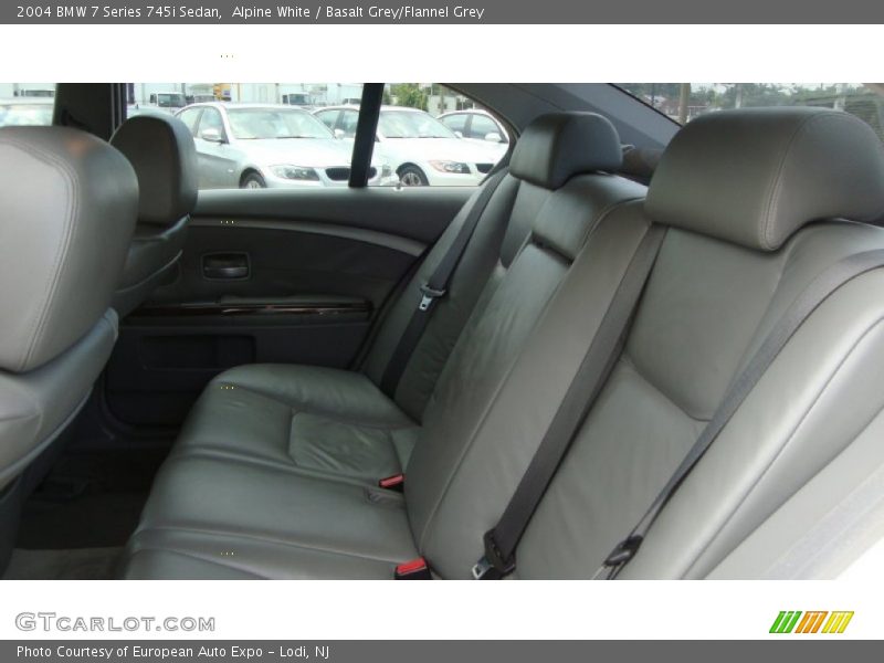 Alpine White / Basalt Grey/Flannel Grey 2004 BMW 7 Series 745i Sedan