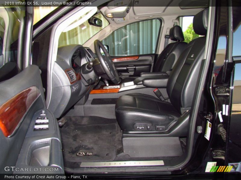  2010 QX 56 Graphite Interior