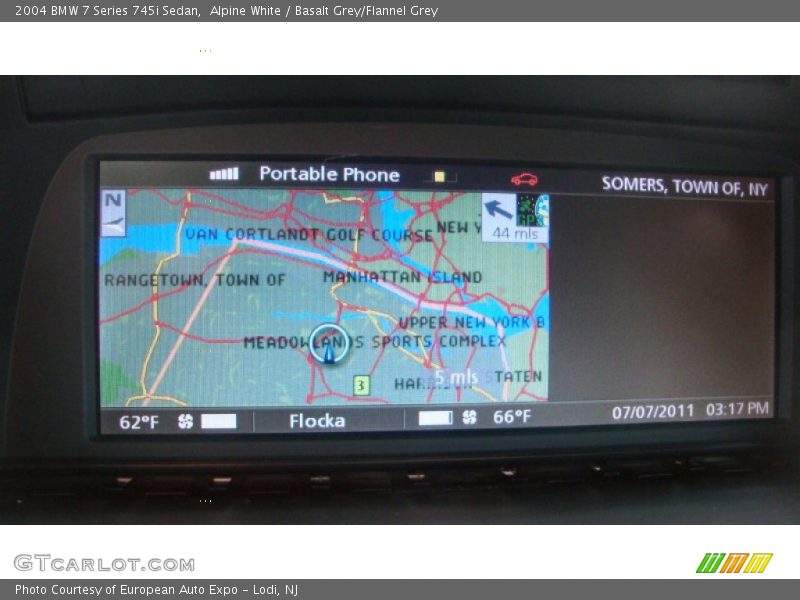 Navigation of 2004 7 Series 745i Sedan