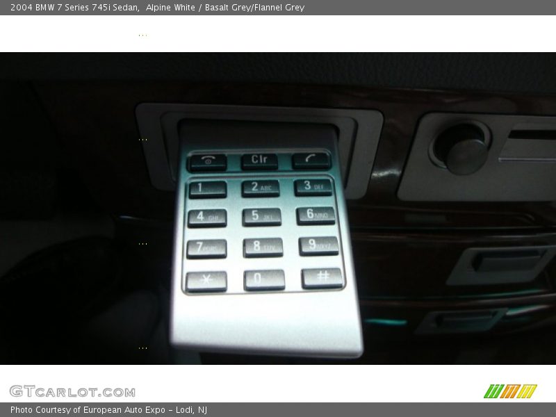 Alpine White / Basalt Grey/Flannel Grey 2004 BMW 7 Series 745i Sedan