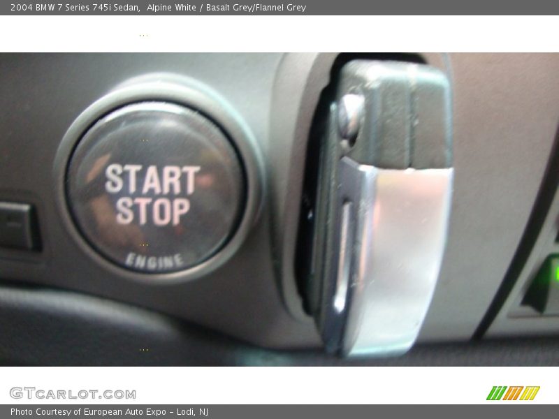 Alpine White / Basalt Grey/Flannel Grey 2004 BMW 7 Series 745i Sedan