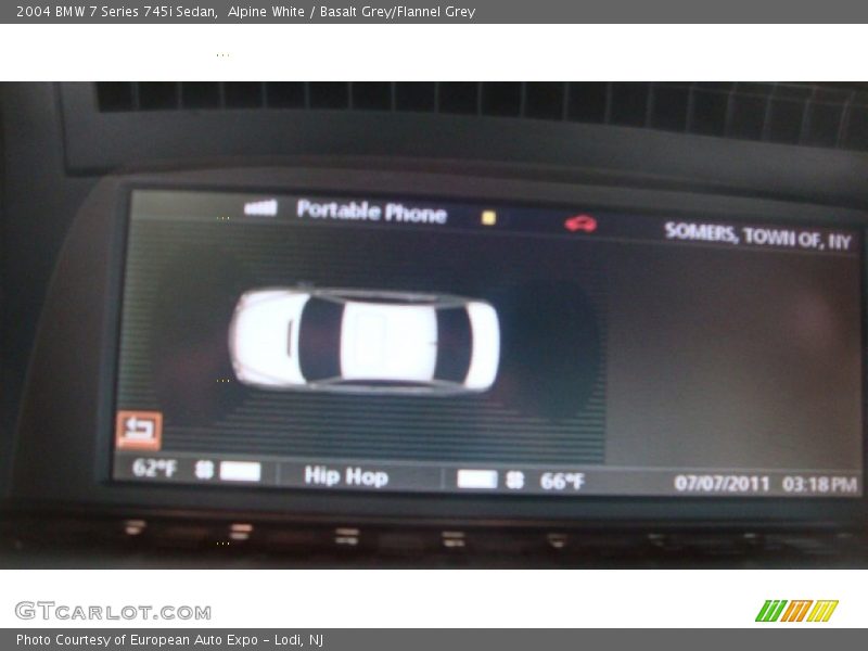 Alpine White / Basalt Grey/Flannel Grey 2004 BMW 7 Series 745i Sedan