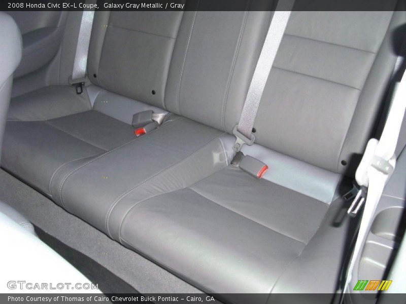 Galaxy Gray Metallic / Gray 2008 Honda Civic EX-L Coupe