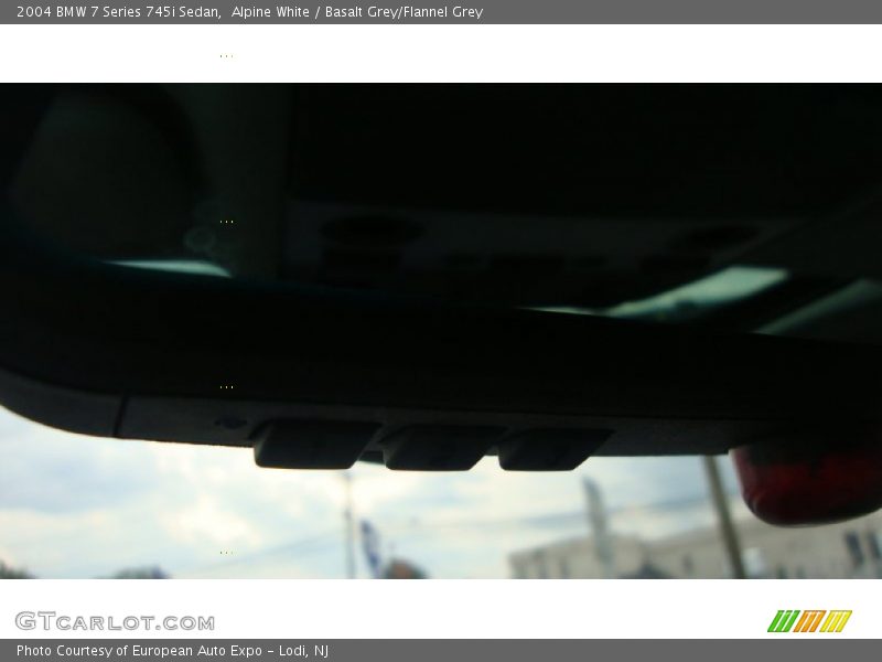 Alpine White / Basalt Grey/Flannel Grey 2004 BMW 7 Series 745i Sedan