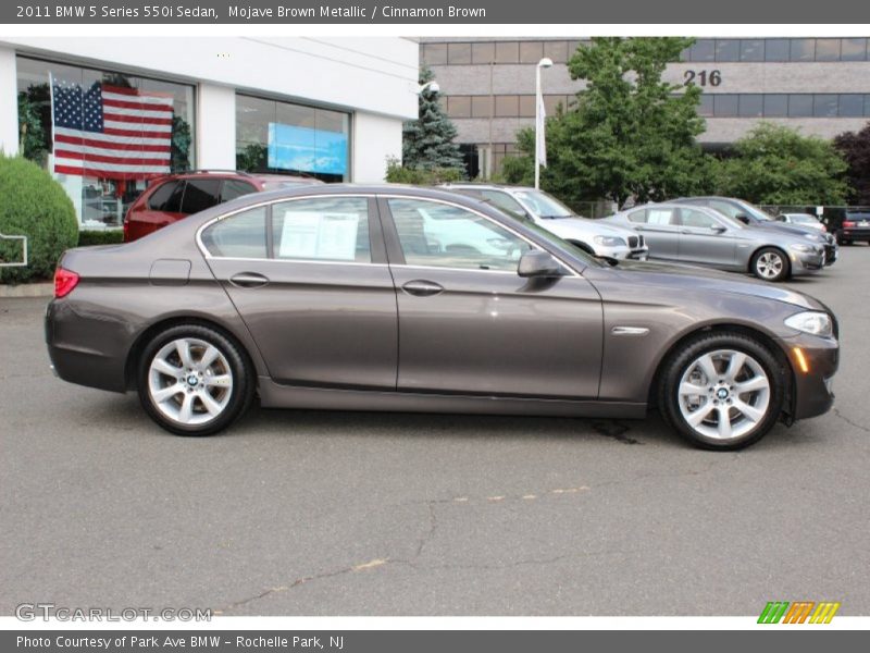 Mojave Brown Metallic / Cinnamon Brown 2011 BMW 5 Series 550i Sedan