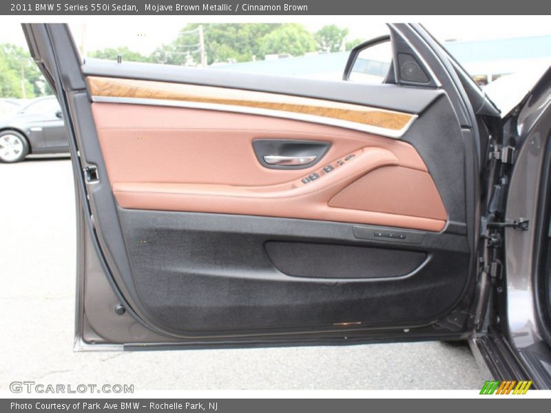 Mojave Brown Metallic / Cinnamon Brown 2011 BMW 5 Series 550i Sedan
