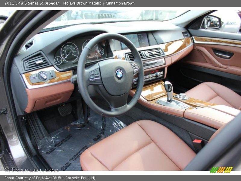 Mojave Brown Metallic / Cinnamon Brown 2011 BMW 5 Series 550i Sedan