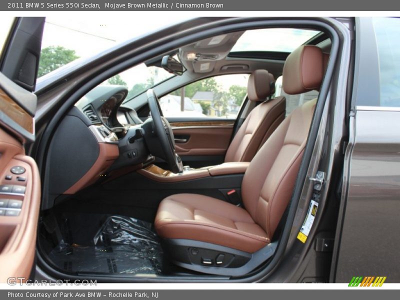 Mojave Brown Metallic / Cinnamon Brown 2011 BMW 5 Series 550i Sedan