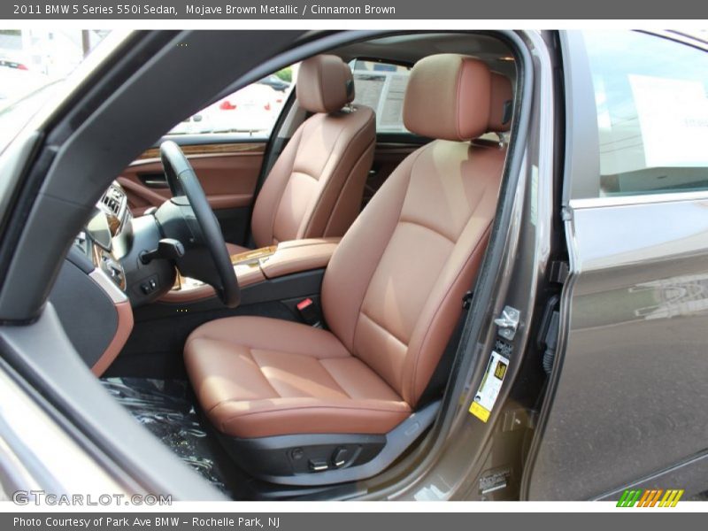 Mojave Brown Metallic / Cinnamon Brown 2011 BMW 5 Series 550i Sedan